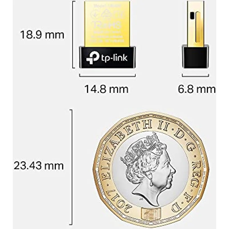 TP-Link Nano USB Bluetooth 4.0 Adapter für PC Laptop Desktop Computer – Bild 2