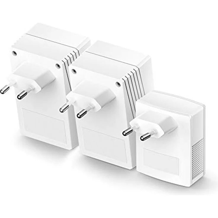 TP-Link WLAN Powerline Adapter Triple Set TL-WPA4220T KIT(600Mbit/s, WLAN 300Mbit/s, Wi-Fi Clone, Fast-Ethernet-LAN, Plug&Play, Kompatibel mit allen HomePlug AV/AV2 Powerline Adaptern) – Bild 3