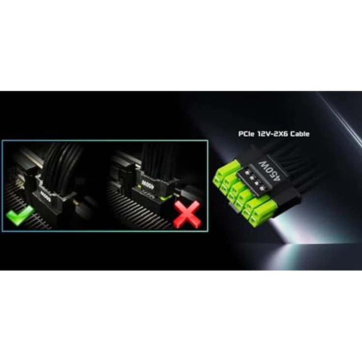 ASRock Netzteil CL-750B, 750 W, 80 Plus Bronze, Aktive PFC, PCIe 5.1 Ready, Flache Kabel, 5 Jahre Garantie – Bild 7