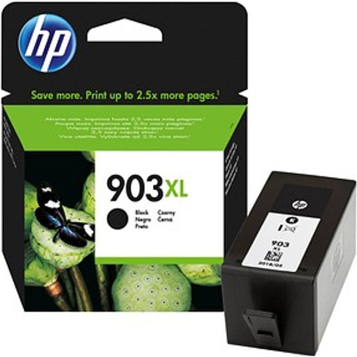 HP 903XL (T6M15AE) schwarz Druckerpatrone, originale Patrone mit ca. 750 Seiten Druckleistung und Instant Ink Kompatibilität