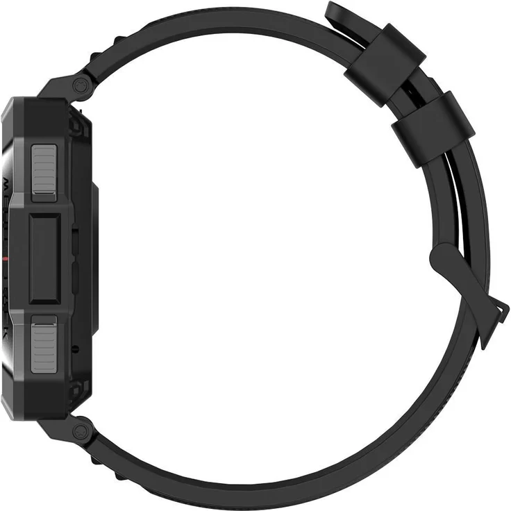 Blackview W60 Smartwatch 2,01 Zoll, IP68 wasserdicht, Fitness Tracker und Pulsuhr für Android & iOS, Schwarz