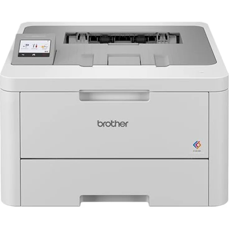 Brother HL-L8230CDW Professioneller und kompakter Farb-LED-Drucker mit WLAN (30 Seiten/Min.) weiß/grau – Bild 1