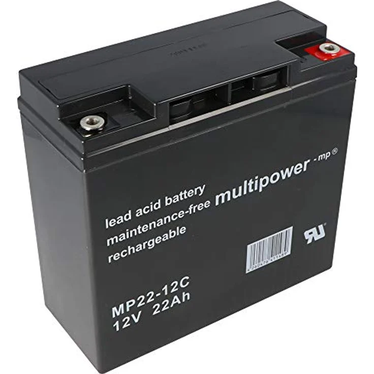 Multipower Fahrzeugbatterie Akku SXT Raptor 1200, 60V 22Ah, zyklenfest, schwarz – Bild 8