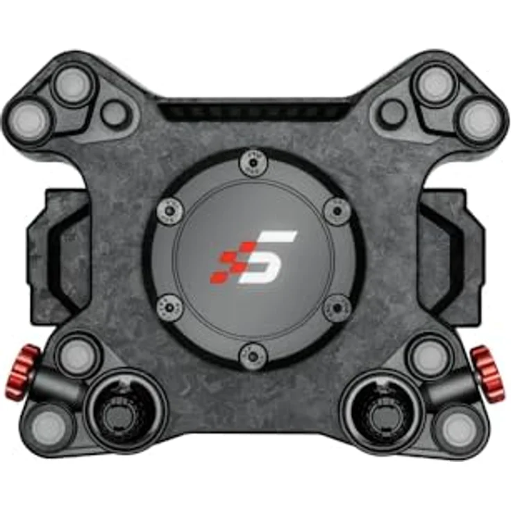 Simagic Neo X Hub, Gaming Controller mit Carbonfaser-Panel und anpassbaren Paddle-Modulen, Schwarz – Bild 1
