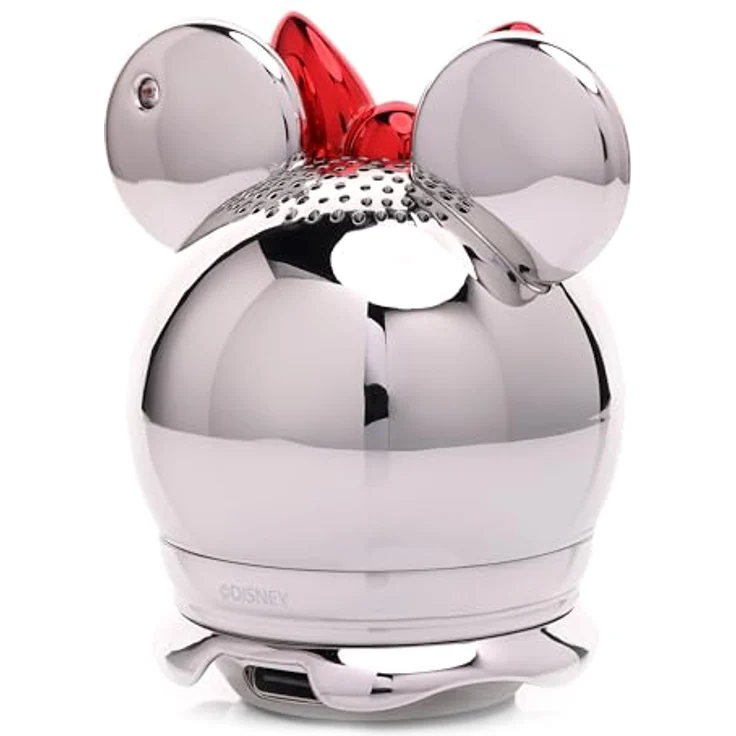Bitty Boomers Mini Bluetooth-Lautsprecher Disney Minnie Maus, kompakt, Platin, ideal für unterwegs – Bild 3