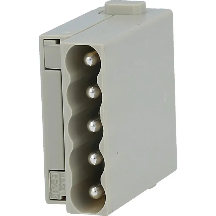 HARTING Han E Modul Stifteinsatz (M) Schraubanschluss, 5-polig, 230V/400V, 16A, 1 Stück