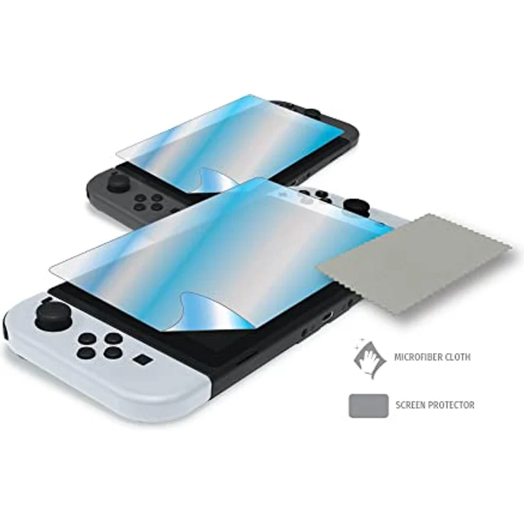 Armor3 Travel Kit 12 in 1 Accessory Bundle für Nintendo Switch und Switch OLED, Gaming Controller mit Reiseschutzhülle, Silikonhüllen, Displayschutzfolien, Mehrfarbig – Bild 7