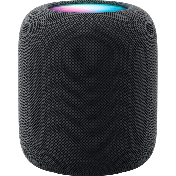 Apple HomePod 2nd Gen., Smart Speaker mit Apple Siri, vier Mikrofonen und räumlichem Klang, Schwarz