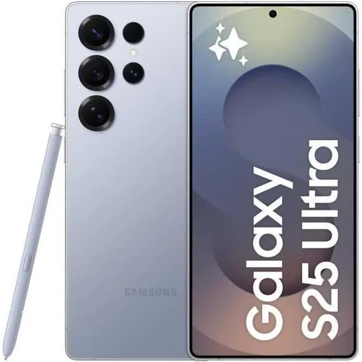 Samsung Galaxy S25 Ultra AI Smartphone, Android-Handy ohne Vertrag, 12 GB RAM, 1 TB Speicher, Titanium Silverblue