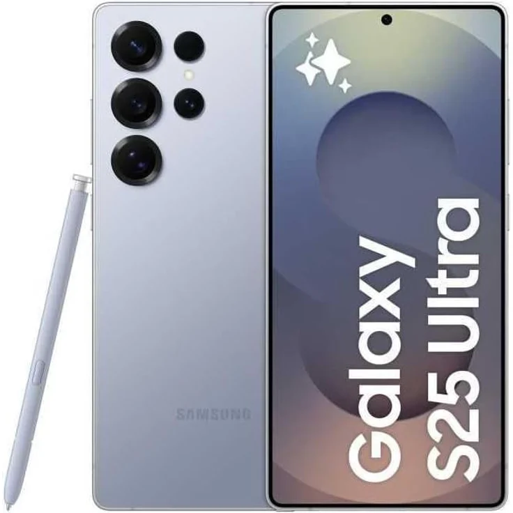 Samsung Galaxy S25 Ultra AI Smartphone, Android-Handy ohne Vertrag, 12 GB RAM, 1 TB Speicher, Titanium Silverblue – Bild 1