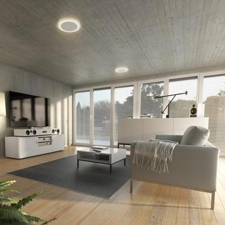 Nubert nuPro XI-2000 RC | Aktivlautsprecher mit Ambientelicht | X-Connect Surround | Smartphone-App-Steuerung | Weiß – Bild 4