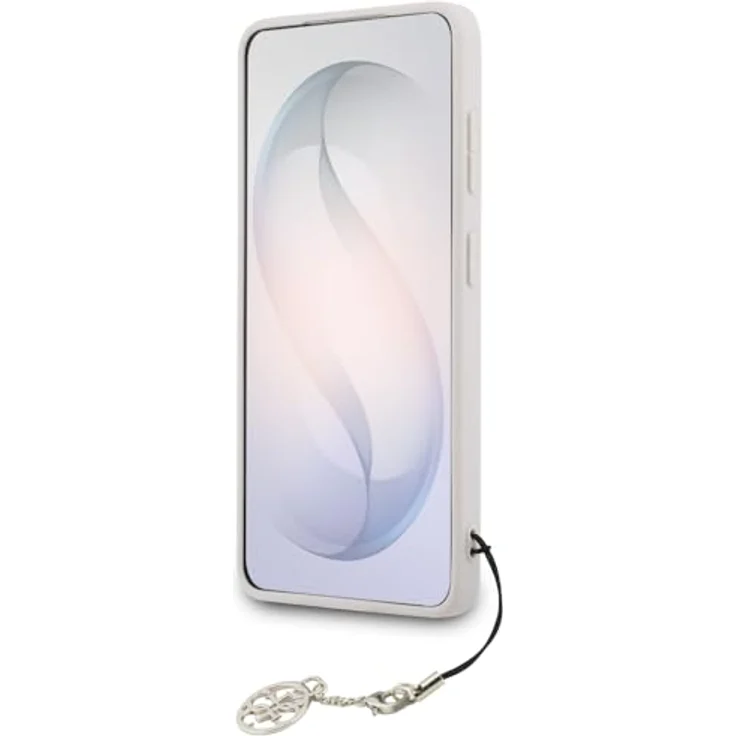 CG MOBILE Guess Klassischer Logo-Charme Hülle für Samsung Galaxy S26, Hardcase aus TPU/PC/Kunstleder, rosa – Bild 4