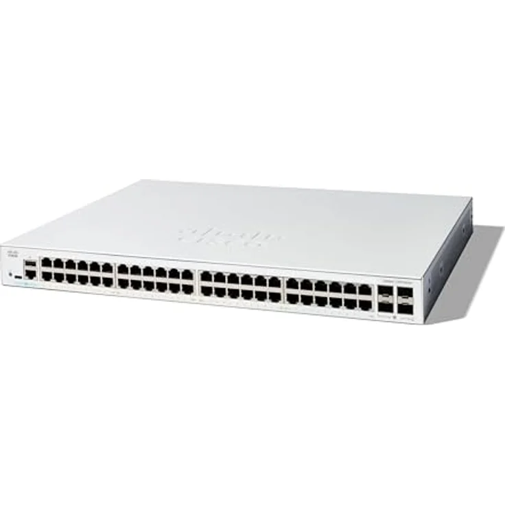 Cisco Catalyst 1300-48T-4G-Managed-Switch, 48-Port-GE, 4 x 1-GE-SFP, eingeschränkter Lebenszeitschutz (C1300-48T-4G) – Bild 1
