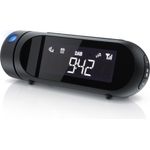Bearware Radiowecker mit Projektion (DAB, DAB+), Radio, Schwarz
