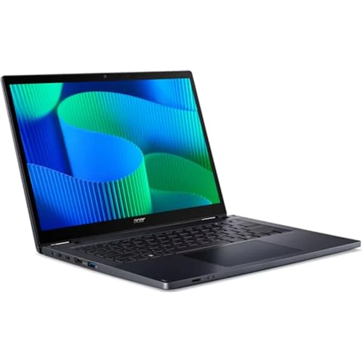 Acer TMP414RN-54-TCO-74CP, 14 Zoll WUXGA 2-in-1 AI Business Convertible mit Intel® Core™ Ultra 7 155U, 16GB RAM, 512GB SSD, QWERTZ, Blau – Bild 4