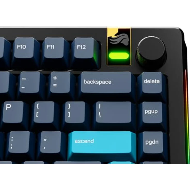 Glorious GPBT Gradient Keycaps, ANSI Layout (US), PBT, Dye-Sub - Celestial Ice, Keycap-Komplettset aus PBT-Kunststoff, abriebfeste Beschriftung – Bild 7