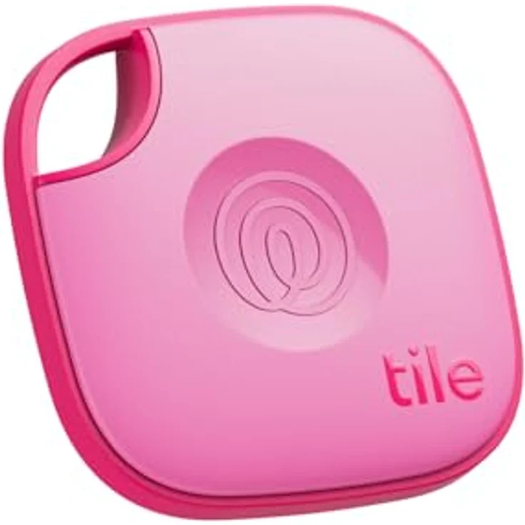 Tile Mate (2024) Bluetooth-Tracker, Schlüssel- und Gegenstandsfinder iOS & Android Pink Punch – Bild 1