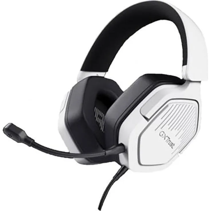 Trust Gaming Carus Headset, kompatibel mit verschiedenen Plattformen, Farbe Weiß