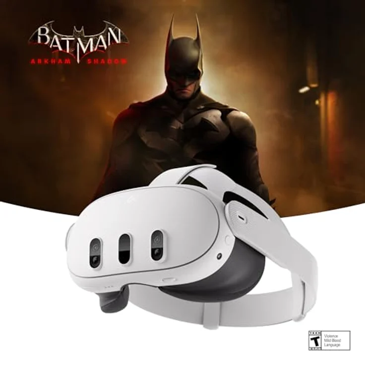 Metabo Meta Quest 3, 512GB VR Brille mit Batman: Arkham Shadow – Bild 1