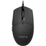 Tacens Anima AMG, Ergonomische Profi-Maus, Ultraleichtes Natürliches Design, 3200DPI, Mechanische HUANO Switches, Schwarz