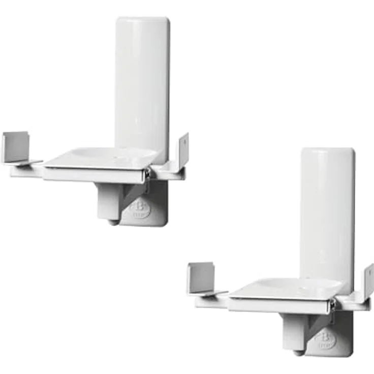 B-Tech - BT77 - Ultragrip ProTM Wandhalterung für Lautsprecher, neig- und schwenkbar, Weiß (Paar) – Bild 3