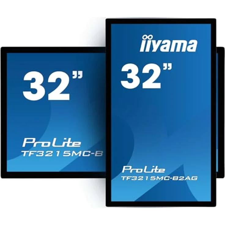 iiyama Prolite TF3215MC-B2AG 80cm 31,5" VA LED-Monitor Full-HD Open Frame 30 Punkt Multitouch kapazitiv VGA HDMI DP 24/7 IP65 IK-7 6H AntiGlare Touch-durch-Glas schwarz – Bild 2