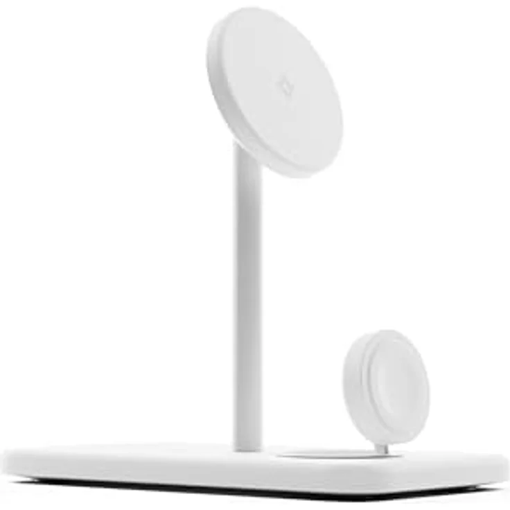 Twelve South HiRise 3 Deluxe, 3-in-1 Wireless Charger für MagSafe-Geräte, Qi2, weiß – Bild 4