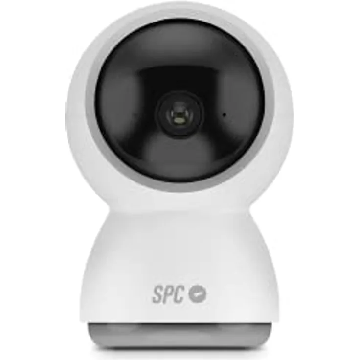 SPC Lares 360 – Intelligente Überwachungskamera für den Innenbereich mit 360° Kopf, Personenüberwachung, Bewegungserkennung, Nachtsicht, bidirektionales Audio und geringe Größe