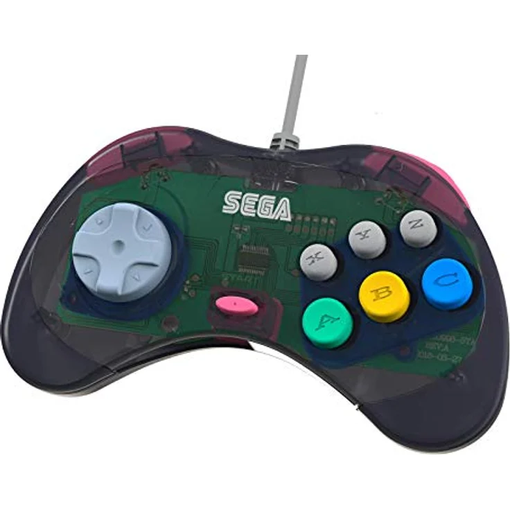 Retro-Bit Official SEGA Saturn Control Pad USB - Slate Grey – Bild 6
