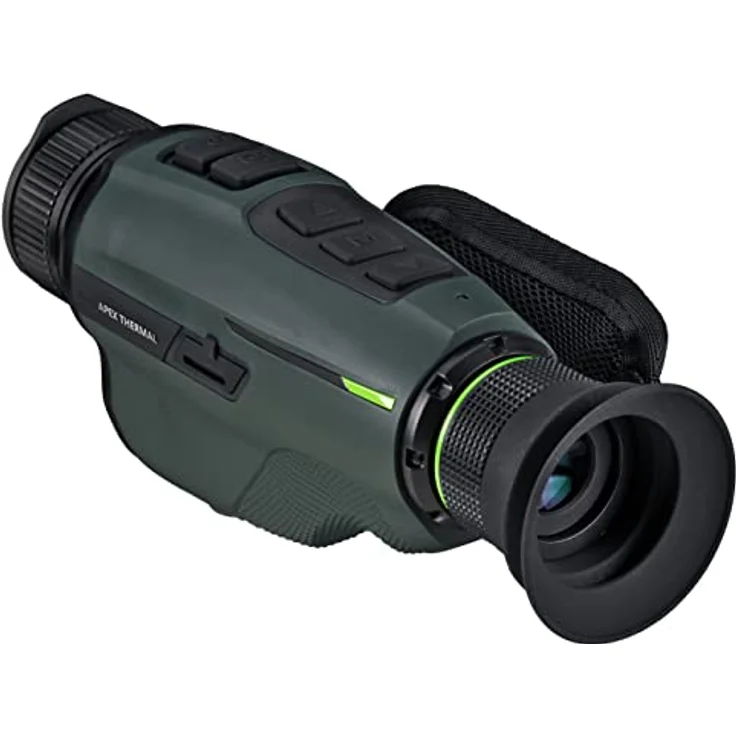 Alpen Optics Thermalkamera APEX Thermal 35mm 40MK, Wärmebildgerät mit HD AMOLED-Display, 2-fache Startvergrößerung, Schwarz – Bild 3