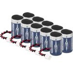 Ansmann Lithium-Thionyl-Chlorid Akku-Pack, 10er Set 3.6V 2700 mAh, hochtemperaturfähig für LKW-Fahrtenschreiber und Sensoren