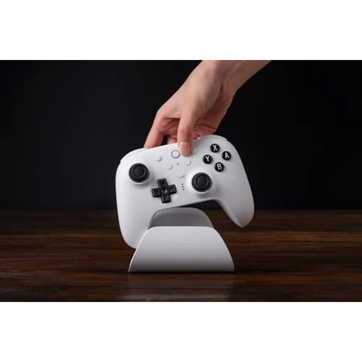 8bitdo Ultimate 2 Wireless Gaming Controller für Windows und Switch, Weiss, mit TMR Joysticks, anpassbarer RGB-Beleuchtung und programmierbaren Back Paddle Buttons – Bild 6