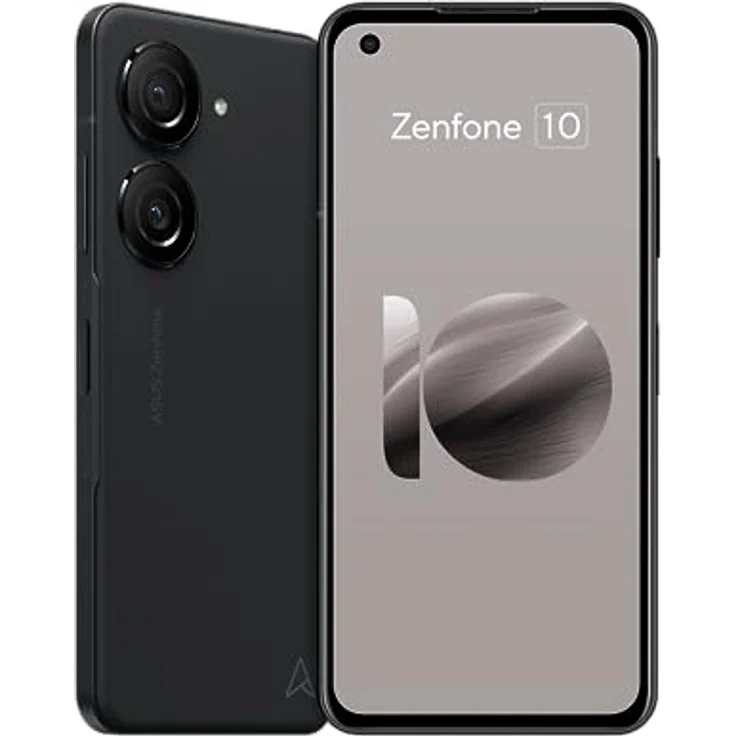 Asus Zenfone 10 Smartphone (5,9" AMOLED Display, 50MP Dual-Kamera, 4300 mAh Akku, Android 13.0, Snapdragon 8 Gen 2, IP68, 8GB RAM, 128GB Speicher) Midnight Black – Bild 1