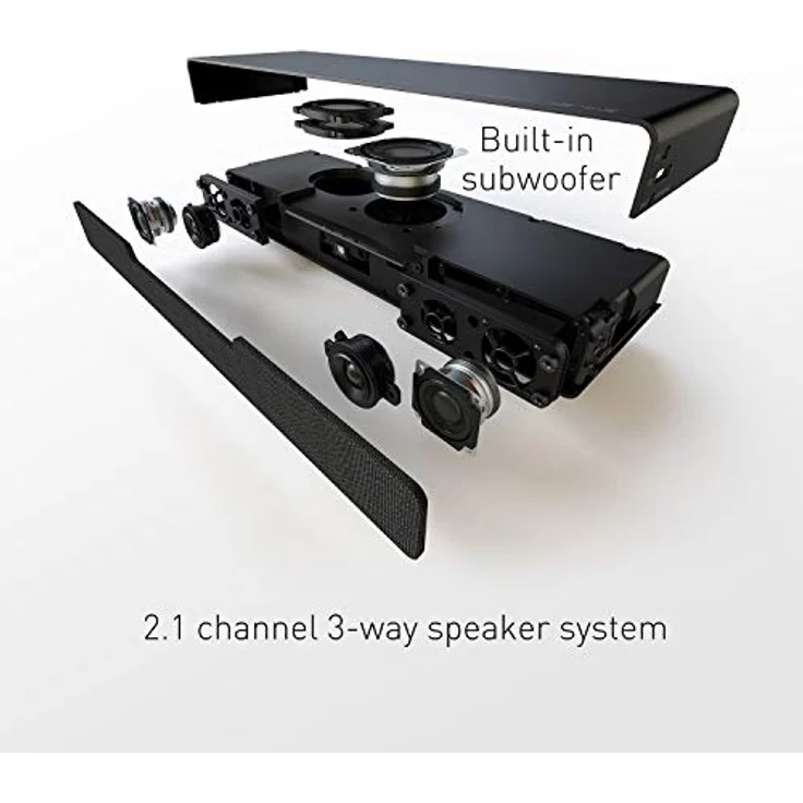 Panasonic SOUNDSLAYER SC-HTB01, Gaming Lautsprecher mit kraftvollem Sound, Schwarz – Bild 5