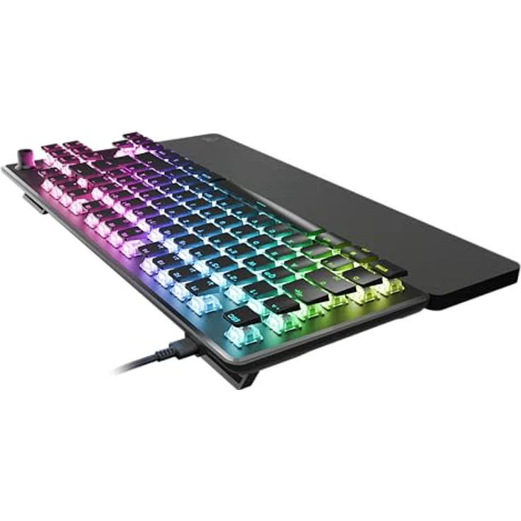 Turtle Beach Vulcan II TKL Pro Gaming-Tastatur, Analoge Halleffekt-Schalter, RGB-Beleuchtung, Aluminium, Schwarz – Bild 2