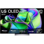 LG OLED77C37LA TV 195 cm (77 Zoll) OLED evo Fernseher (Smart TV, Brightness Booster, 120 Hz) [Modelljahr 2023]