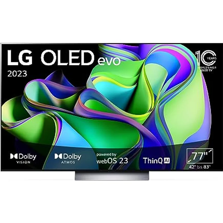 LG OLED77C37LA TV 195 cm (77 Zoll) OLED evo Fernseher (Smart TV, Brightness Booster, 120 Hz) [Modelljahr 2023] – Bild 1