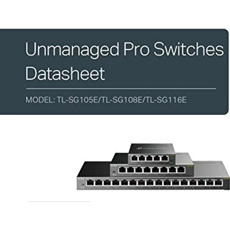 TP-Link TL-SG116E 16-Ports Gigabit Easy Smart Managed Netzwerk Switch(Gigabit-RJ45-Ports, Metallgehäuse, optimiert Datenverkehr, IGMP-Snooping, zentrales Management) schwarz metallic – Bild 5