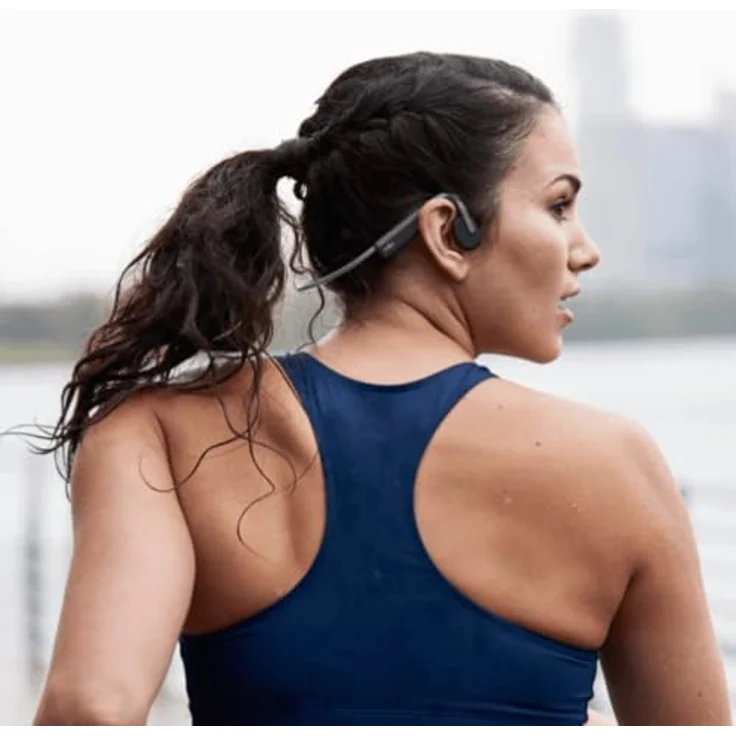 Shokz OpenMove S661GY Open-Ear-Kopfhörer, Sportkopfhörer, wasserdicht, grau – Bild 5