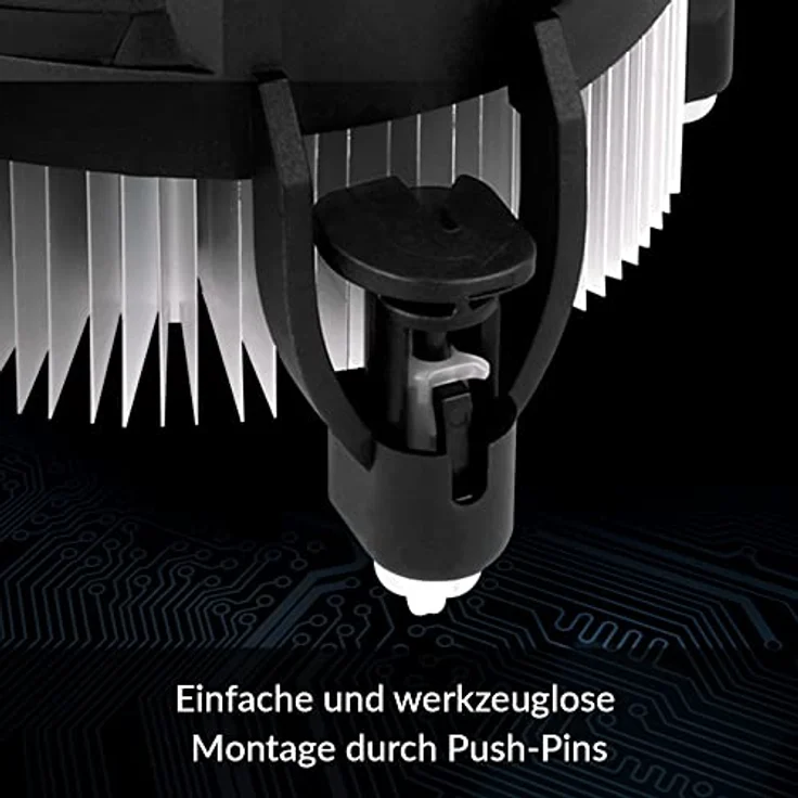 ARCTIC Alpine 17 CO - CPU Kühler, 92 mm PWM-Lüfter, Radial Heatsink, Top Blower, Intel LGA 1700, 4-Pin Anschluss, Kugellager für Dauerbetrieb, 250-2700 RPM – Bild 4