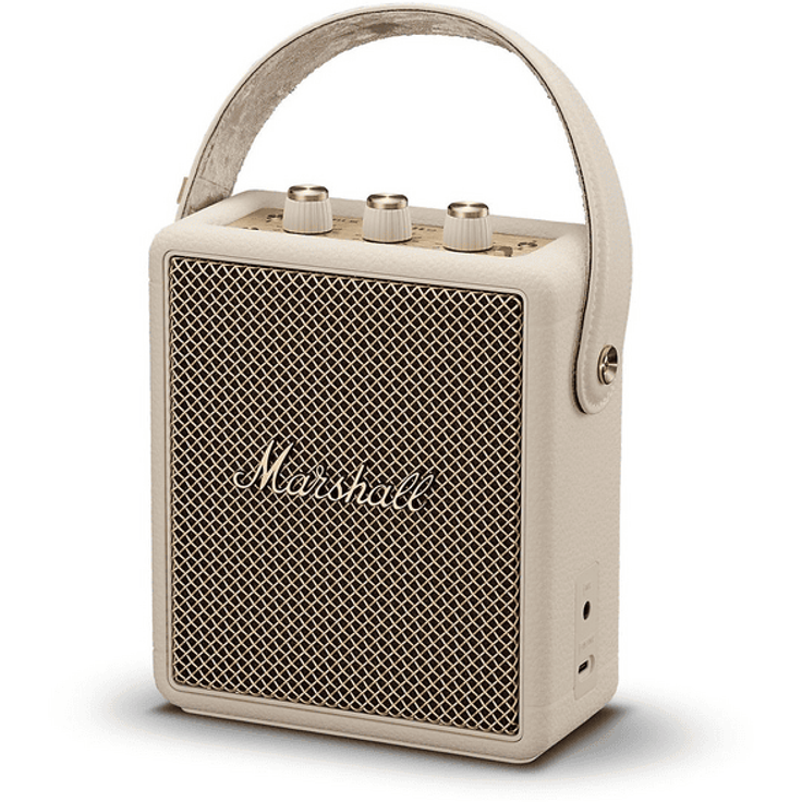 MARSHALL Stockwell III Bluetooth-Lautsprecher, Cream, Wasserfest, tragbar
