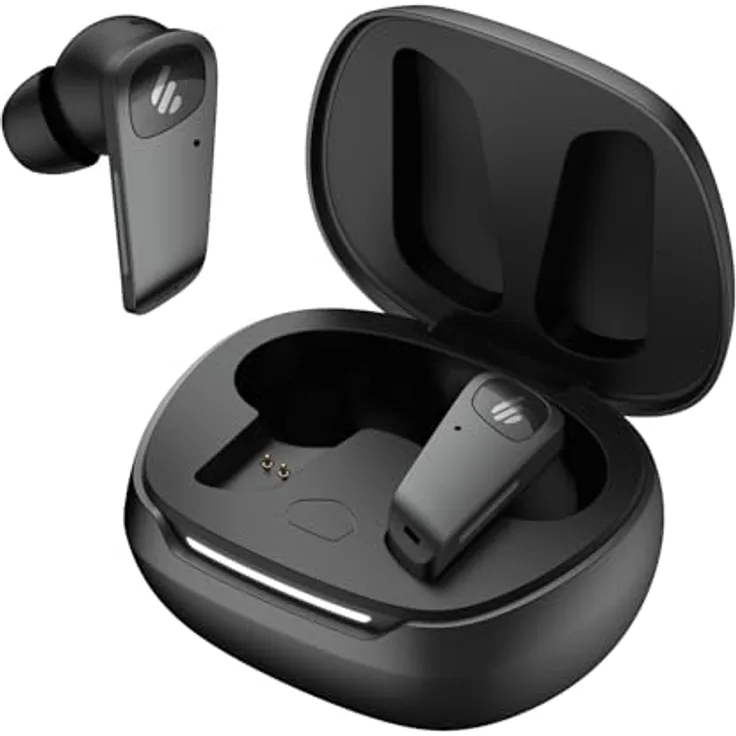 Edifier NeoBuds Planar, Wireless-Ohrhörer mit 12 mm planaren magnetischen Treibern, Hi-Res-Audio, Hybrid-ANC und Bluetooth 5.4, Schwarz