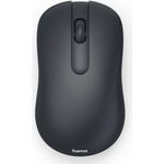 Hama WM-100 Funkmaus, kabellos, optisch, 1200 DPI, 3 Tasten, ohne Klickgeräusch, Schwarz