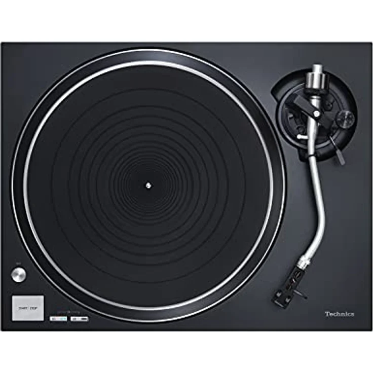 Technics SL-100C Plattenspieler mit Direktantrieb, AT-VM95C Tonabnehmer, Autolift, 3 Geschwindigkeiten, Staubschutz, PHONO-Kabel, schwarz - Preisvergleich – Bild 2