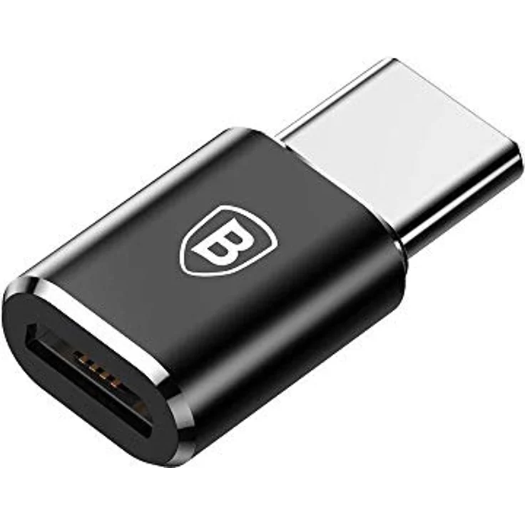 Baseus Adapter - Micro USB female to Type C male - (CAMOTG-01) Black – Bild 7