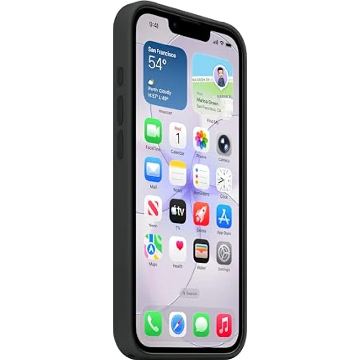 Apple iPhone 17e Silikon Case mit MagSafe, Schwarz – Schützendes und umweltfreundliches Design mit Mikrofaserfutter und integrierten Magneten für kabelloses Laden – Bild 4