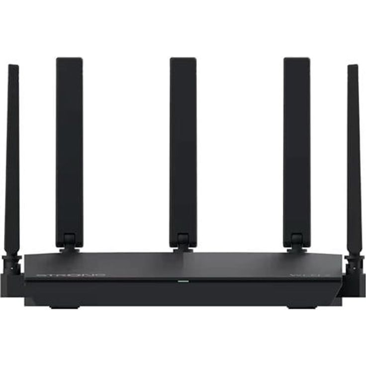 Strong BE3600 Wi-Fi 7 Dualband Router, bis zu 3600 Mbit/s, Gigabit-LAN-Ports, appbasierte Netzwerkverwaltung, 5 externe Antennen