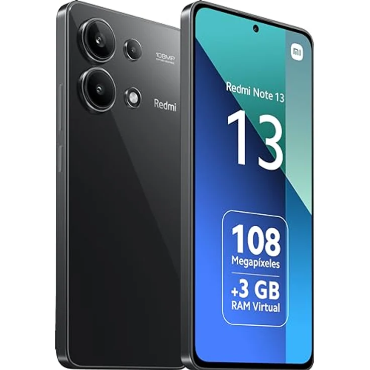 Xiaomi Redmi Note 13 4G, 6GB RAM, 128 GB Speicher, Schwarz – Bild 2