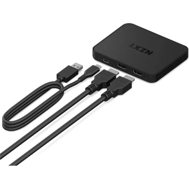 NZXT Signal 4K30 Full HD USB Capture Card - ST-SESC1-WW - 4K60 HDR and 240Hz at Full HD (1080p) - Live-Streaming und -Gaming – Zero-Lag Passthrough – Offene Kompatibilität – Bild 3