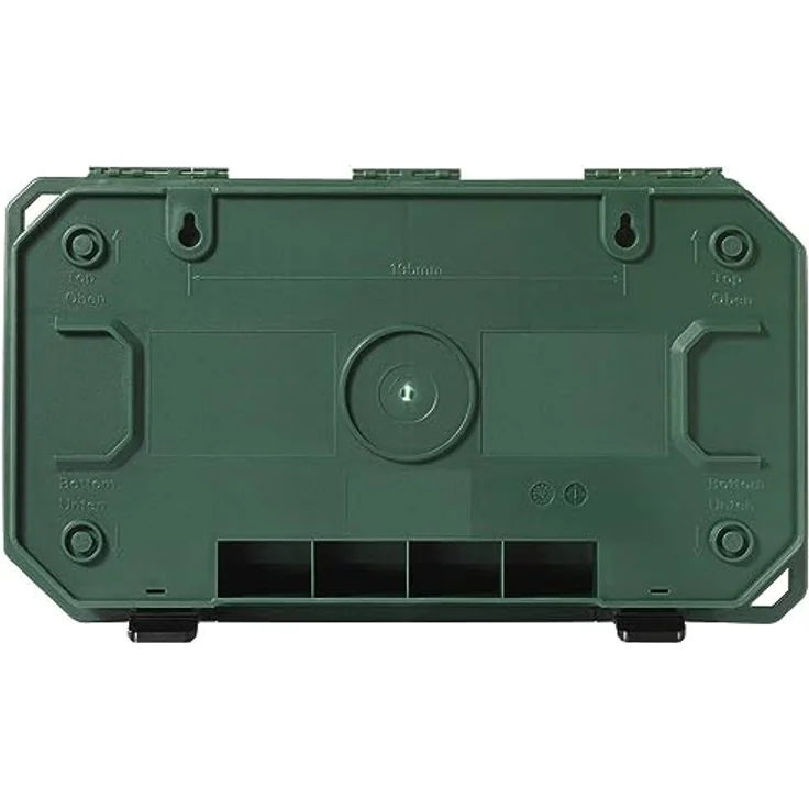 Sygonix Steckdosenleiste SY-5598168 Verteilerbox 4fach Standard-Grün (seidenmatt) Schwarz erhöhter Berührungsschutz 4x 5m – Bild 4